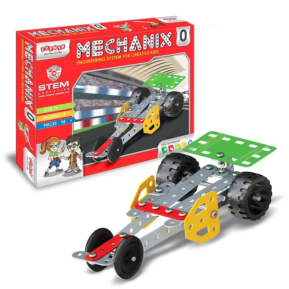 MECHANIX � 0 | 98-Piece STEM DIY Building Kit for Kids (7+ Years) - Image 1