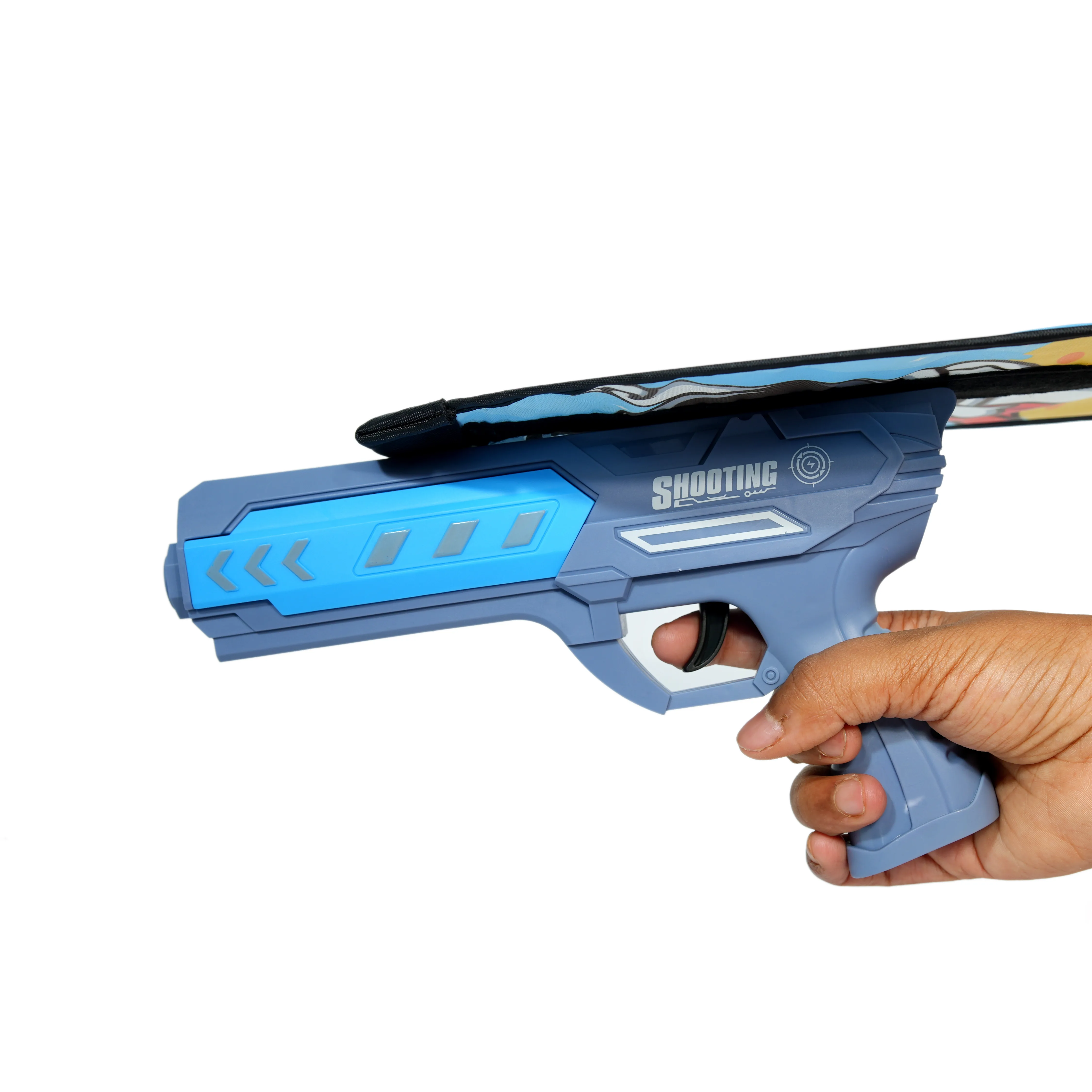 Gliding Kite Gun 2 in 1 Toy Gun Launcher & Gliding Kite Set for Kids - Image 5